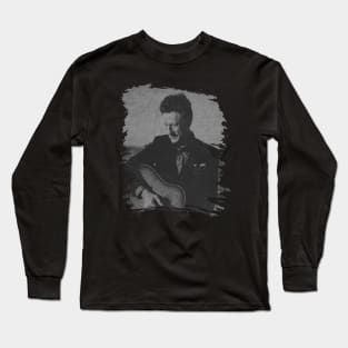 Lyle Lovett // Retro Poster Long Sleeve T-Shirt